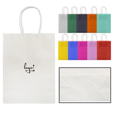 Custom Printed Kraft Paper Bag with Handles