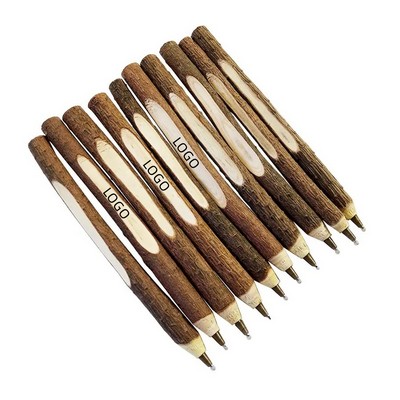 Handmade Vintage Twig Wooden Ballpoint Pen