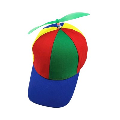 Multi-Color Propeller Helicopter Baseball Cap