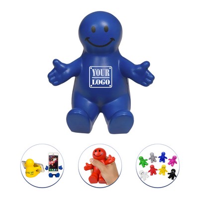 Smile Face Stress Reliever Phone Holder