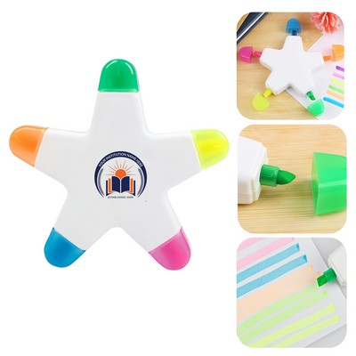 Star Shape Marker Pen Watercolor Highlighter