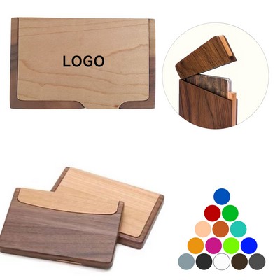 Wooden Business Card Holder