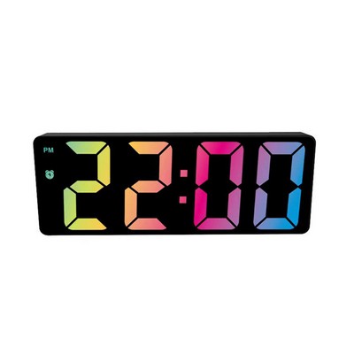 Colorful LED Alarm Clock