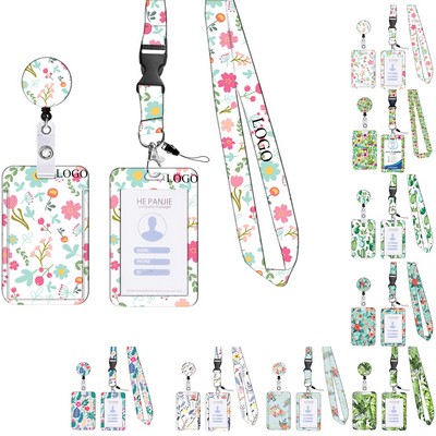 Badge Holder With Lanyard