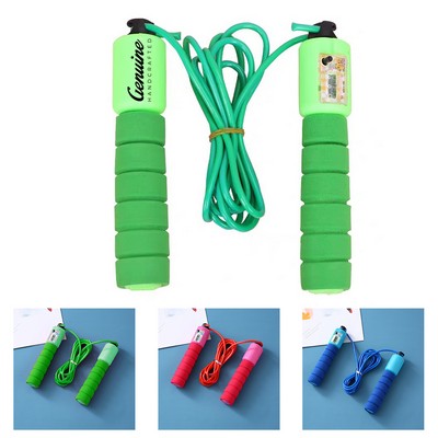 Adjustable Jump Rope with Electronic Counter