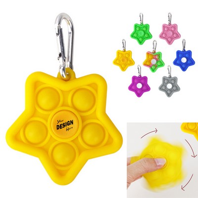 Star Shape Push Bubble Fidget Spinner
