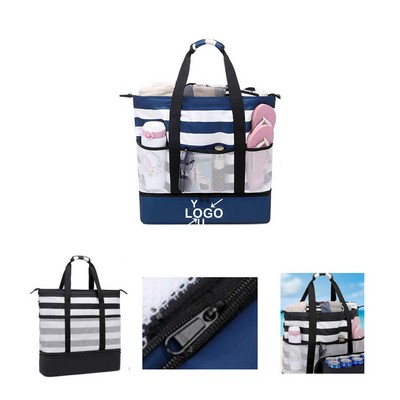 Beach Cooler Tote Bag