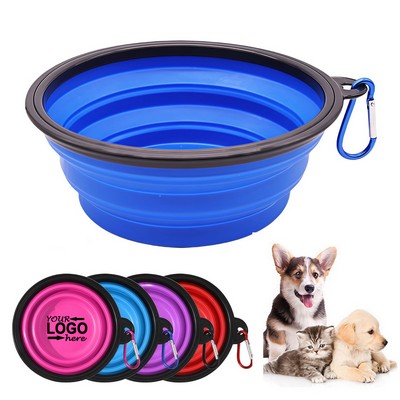 12oz Collapsible Silicone Pet Bowl