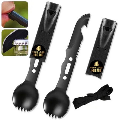 Ultimate Survival Spork Kit With Whistle & Opener