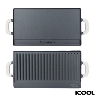iCOOL Banff Reversible Cast Iron Griddle