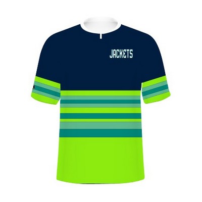 FreeStyle Sublimated Short Sleeve Woven 1/4 Zip Pullover