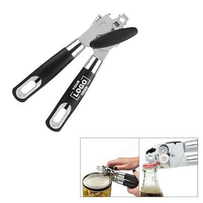 Stainless Steel Manual Can Opener with Bottle Opener