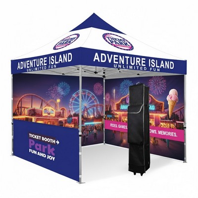 10' Full Color Event Booth Wall Canopy