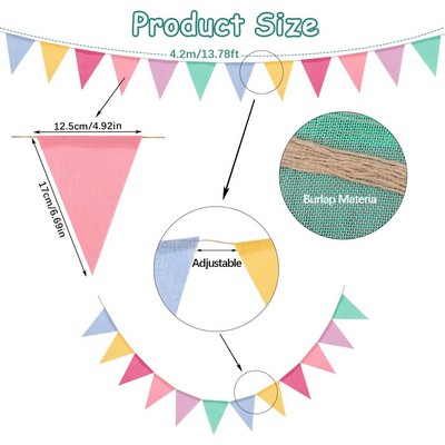 12/14 Flags 13' Pennant Banner Flags