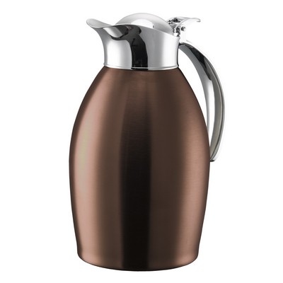 1 Liter Nicollet Series Rose Gold Vacuum Insulated Carafe w/Flip Top Lid