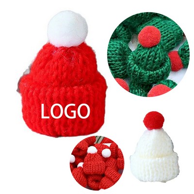 Mini Knit Christmas Hat Charm