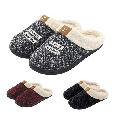 Winter Keep Warm Fleece Slippers