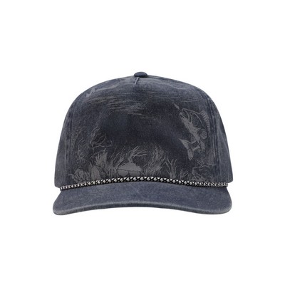 Walleye Nature Scene Dri Duck Cap