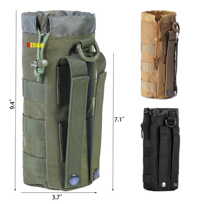 Tactical Drawstring Water Bottle Holder Tactical Pouches