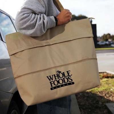 Expandable Nylon Shopping Bag