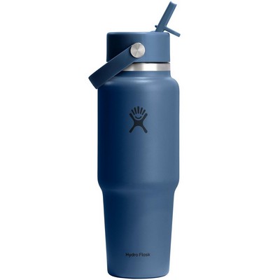 Hydro Flask 32 oz. Wide Mouth Travel Bottle w/Flex Straw Cap