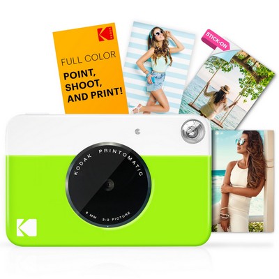 KODAK Printomatic Full-Color Instant Print Digital Camera - Colorful Photos On Zink 2x3" Sticky-B...
