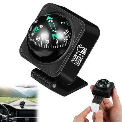 Dashboard Vehicle Compass Ball Navigation Guide