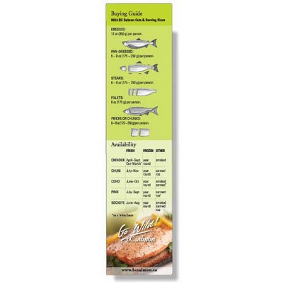 Stock .010 White Plastic Bookmark (2"x8.25"), Digital Full Color Imprint