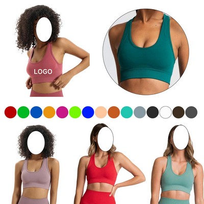 Wireless Racerback Sports Bra
