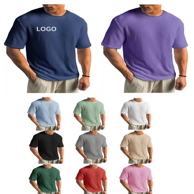 Men's Summer Casual Short Sleeve T shirt