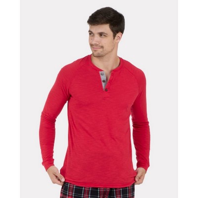 Boxercraft Unisex Henley Long Sleeve T-Shirt - BM3101