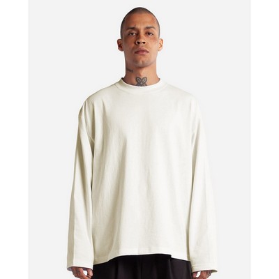 Shaka Wear Unisex Max Heavyweight Oversized Long Sleeve T-Shirt - SHMOL