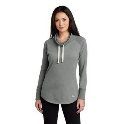 New Era Women's Sueded Cotton Blend Cowl Tee