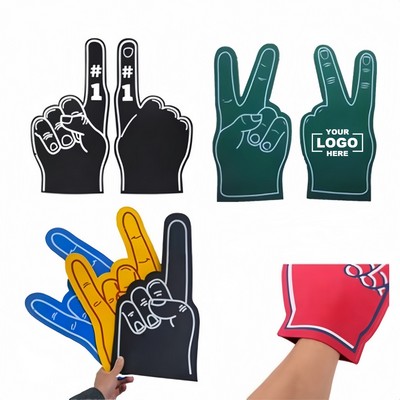 Cheerleading Foam Victory Finger Fan Hand