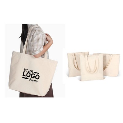 Canvas Tote Bag Reusable Grocery Shopping Bag