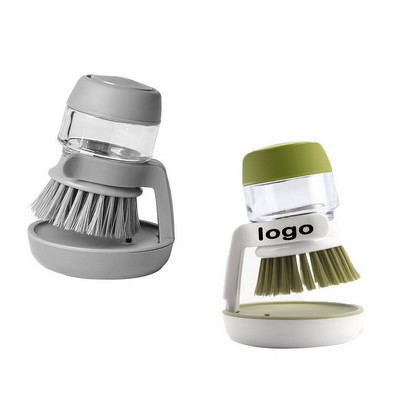 Kitchen Cleaning Brushes With Soap Dispenser