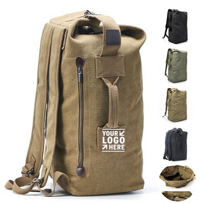 Canvas Adventure Duffel Backpack
