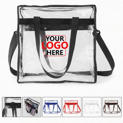 Large Capacity Transparent Pvc Tote Bag