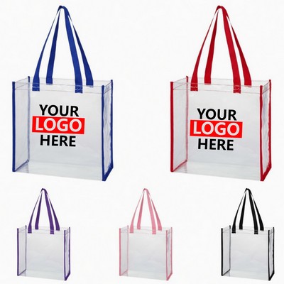 Transparent Pvc Waterproof Beach Tote