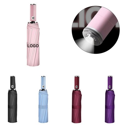 LED Flashlight Automatic Umbrella