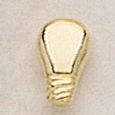 Light Bulb Marken Design Cast Lapel Pin (Up to 5/8")