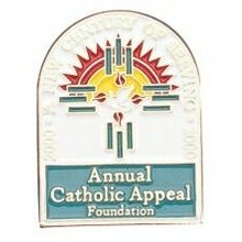 1¼" High Quality Iron Lapel Pin