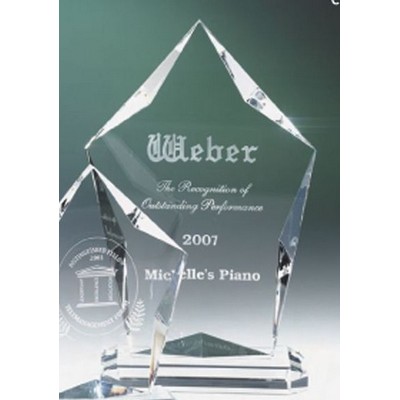 Cirrus Silhouette Crystal Award (9")