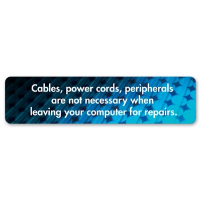 Sign - Small Rectangle w/Round Corners (2"x8") logo only