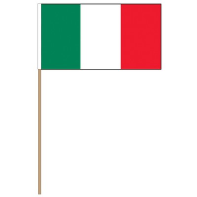 Italy International Collection Hand Flag (9" x 12")