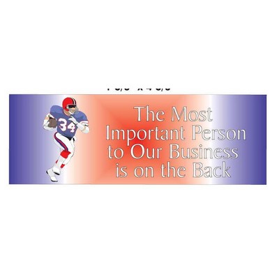 Football Player Panoramic Photo Hand Mirror (1 5/8"x4 5/8")