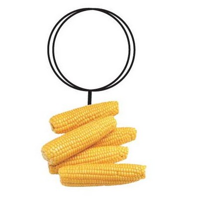 Corn On Cob Executive Key Chain w/Mirrored Back (6 Square Inch)