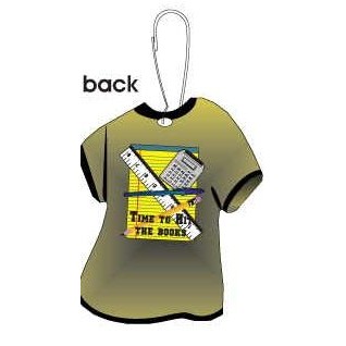 School Supplies T-Shirt Zipper Pull