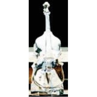 Crystal Bass Guitar Music Award (2"x2"x7")