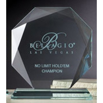 7" Jade Glass Diamond Award